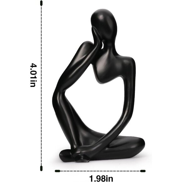 Resin Statue Thinker Style Decoration Abstract Sculptures Collectible Figurines - Picture 7 of 8